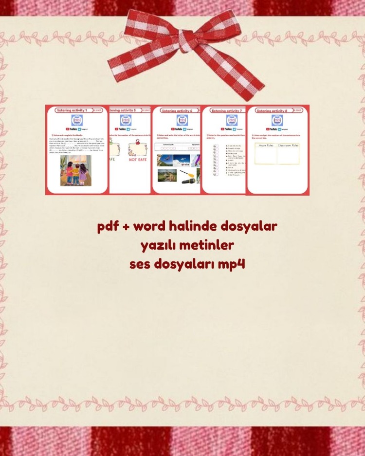 YENİ 6. Sınıf İngilizce Dinleme Sınavı - Müfredata Uygun - TÜM ÜNİTELER - #miyaovenglish
