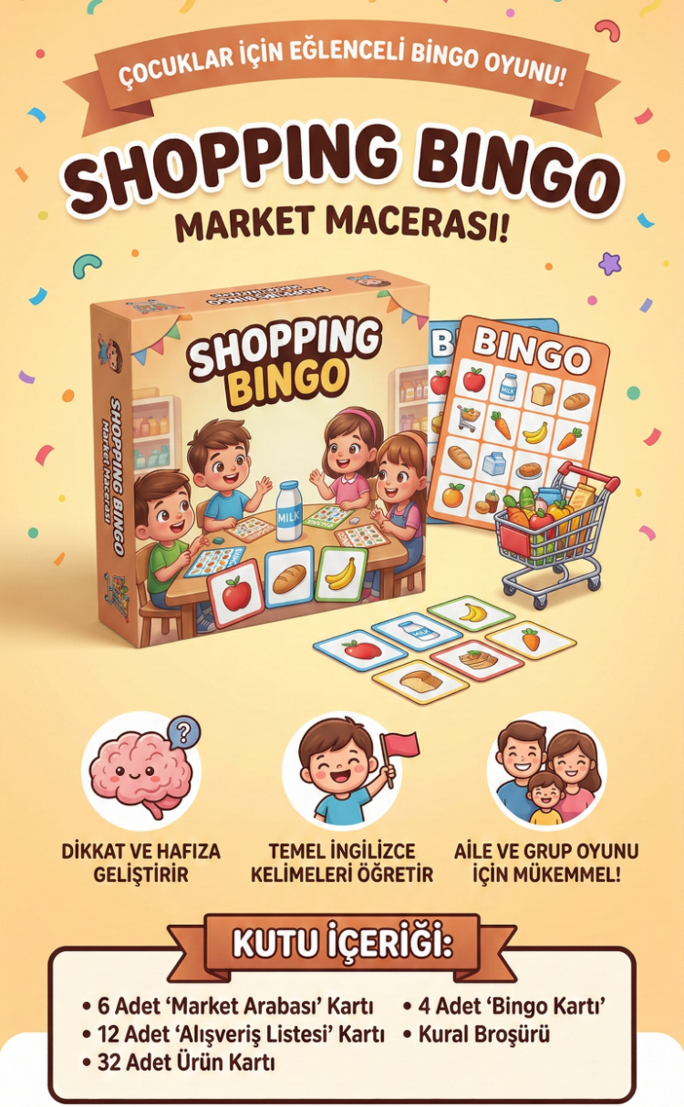 Shopping Bingo Oyunu - PDF - İNGİLİZCE