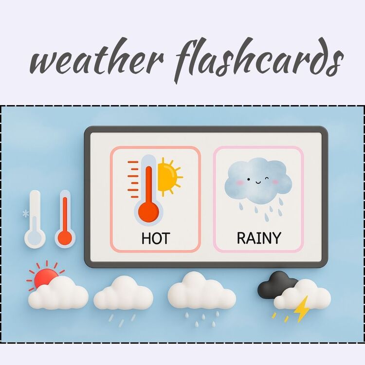 Hava durumu / weather flaschcards