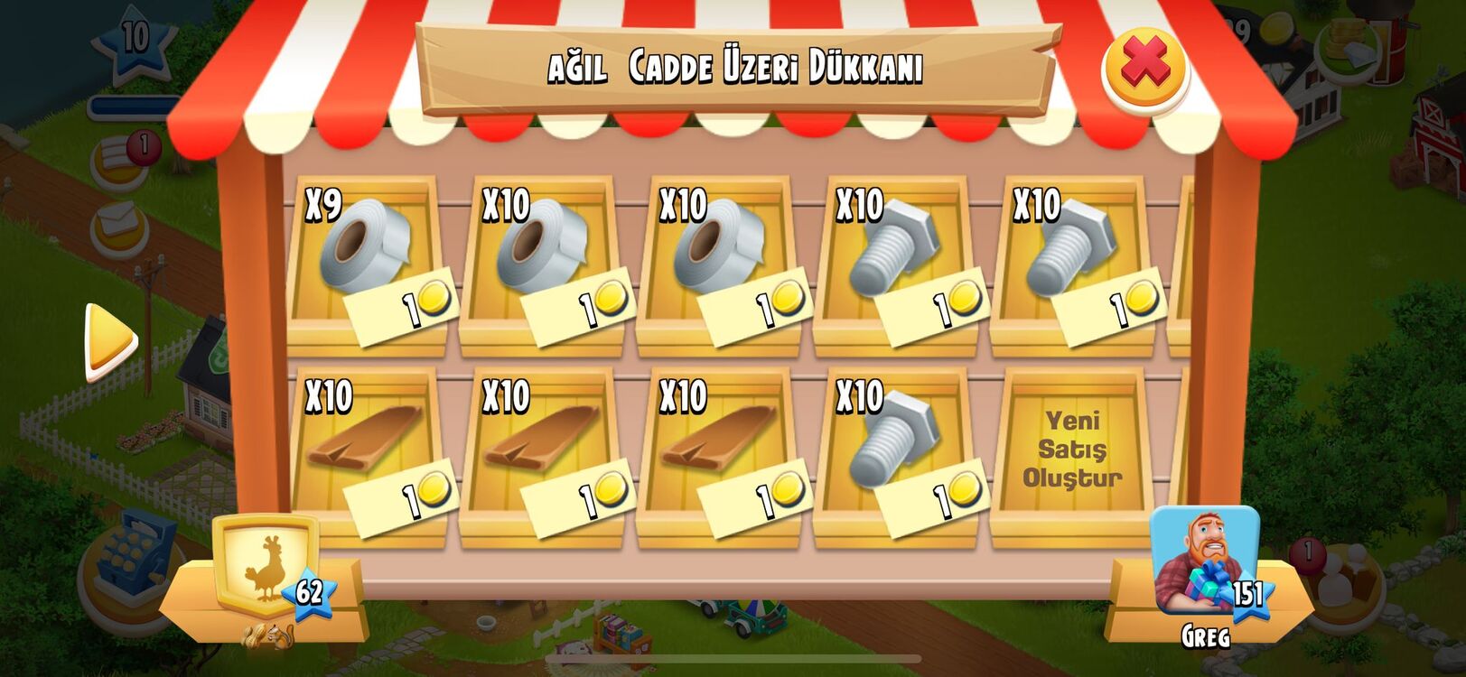 89 Adet Ağıl Malzemesi 