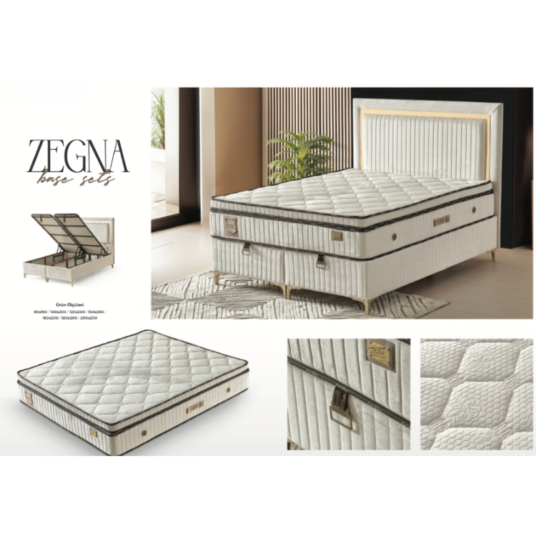 ZEGNA BAZA/BAŞLIK-YATAK SETİ