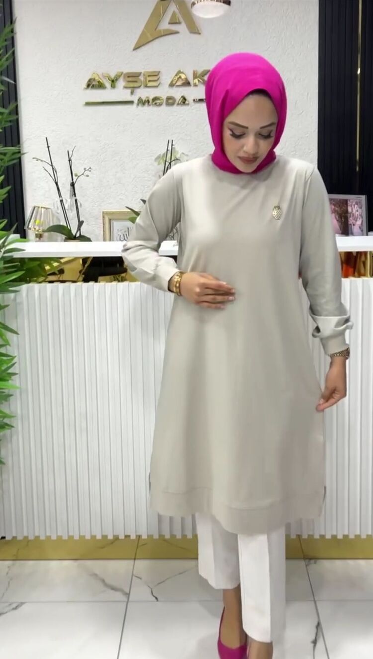 Ayşe Akay yazlık penye tunik