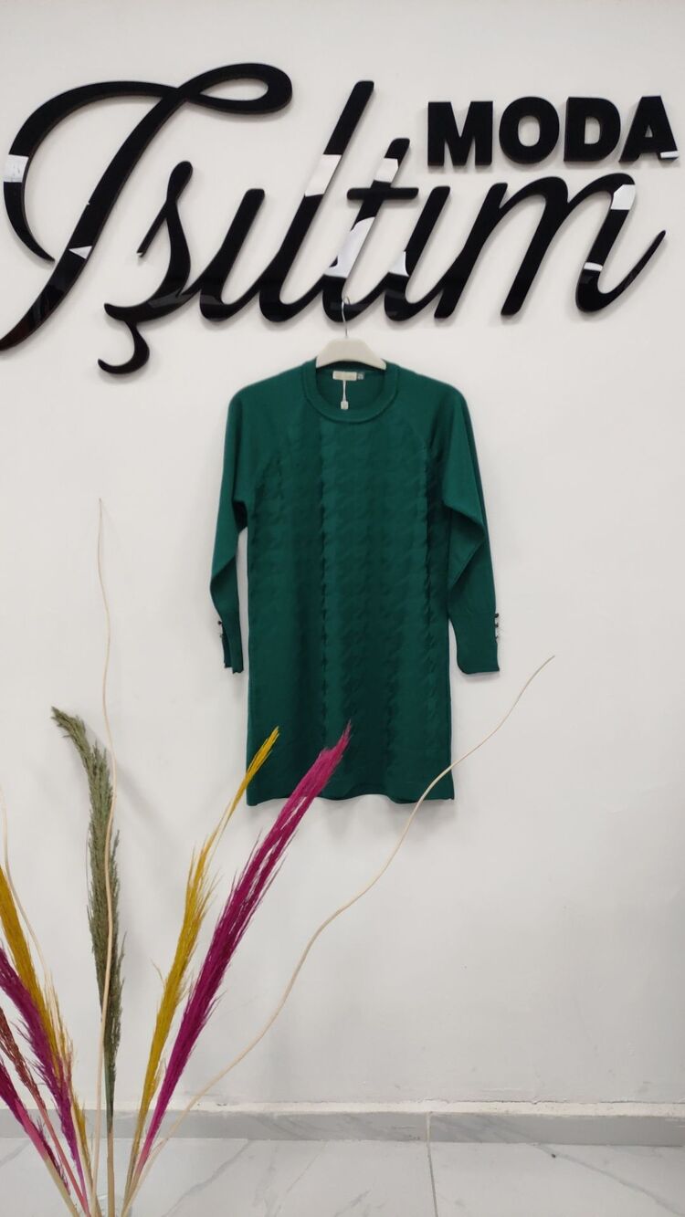 Kado kazayağı desen merserize tunik
