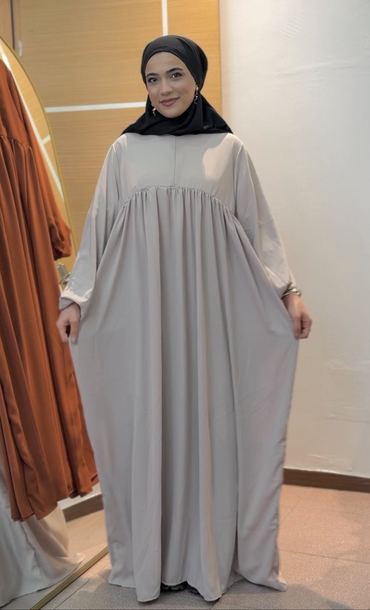 AÇELYA ELBİSE / FERACE BEJ RENGİ