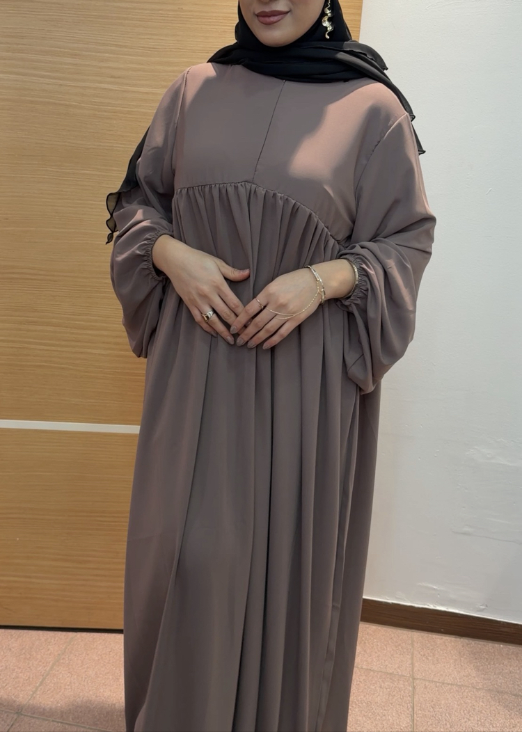AÇELYA ELBİSE / FERACE VİZON RENK