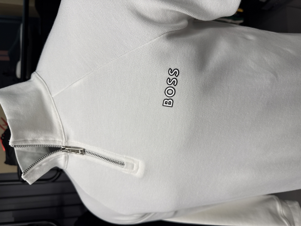 OUTLET ÜRÜNÜ Boss Yarım Fermuarlı Sweat (2502-Beyaz)
