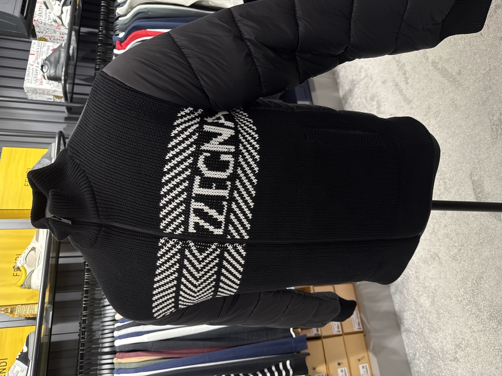 Outlet ürünü İthal Zegna Mevsimlik Şişme Mont (1056-Siyah)