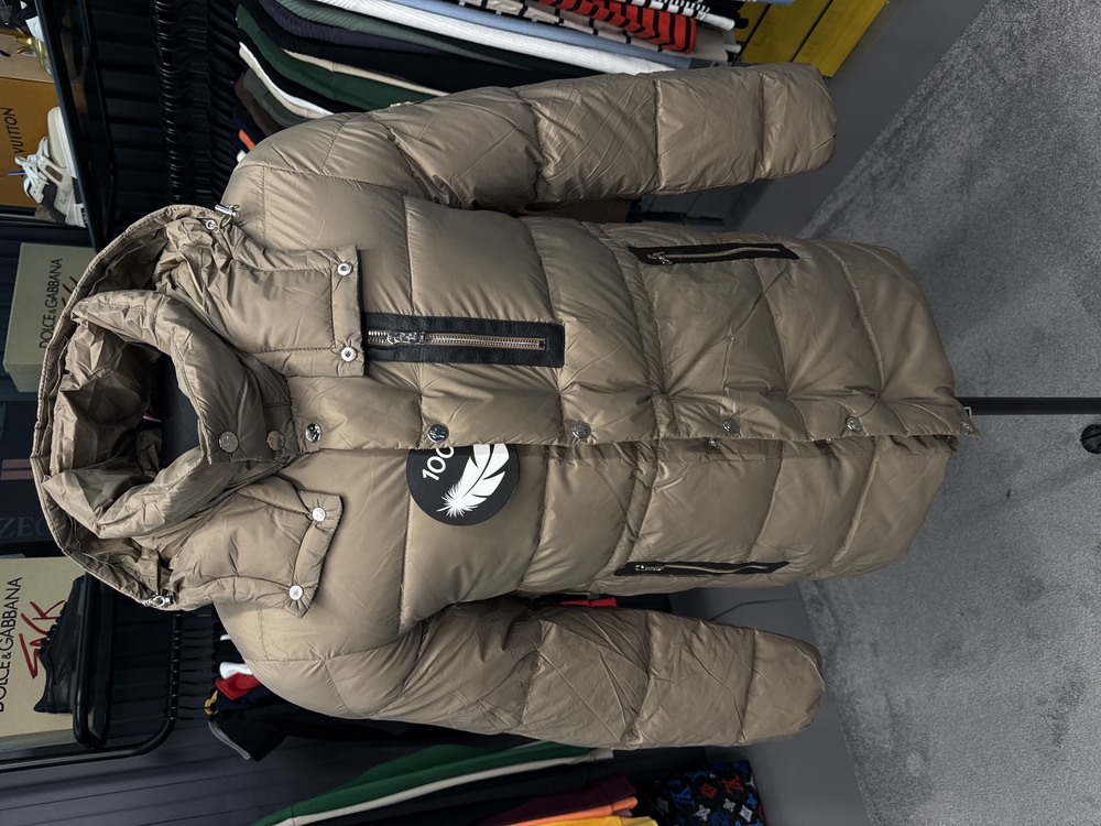 Outlet ürününİthal Moncler Kaz Tüyü Şişme Mont (80285-Bej)