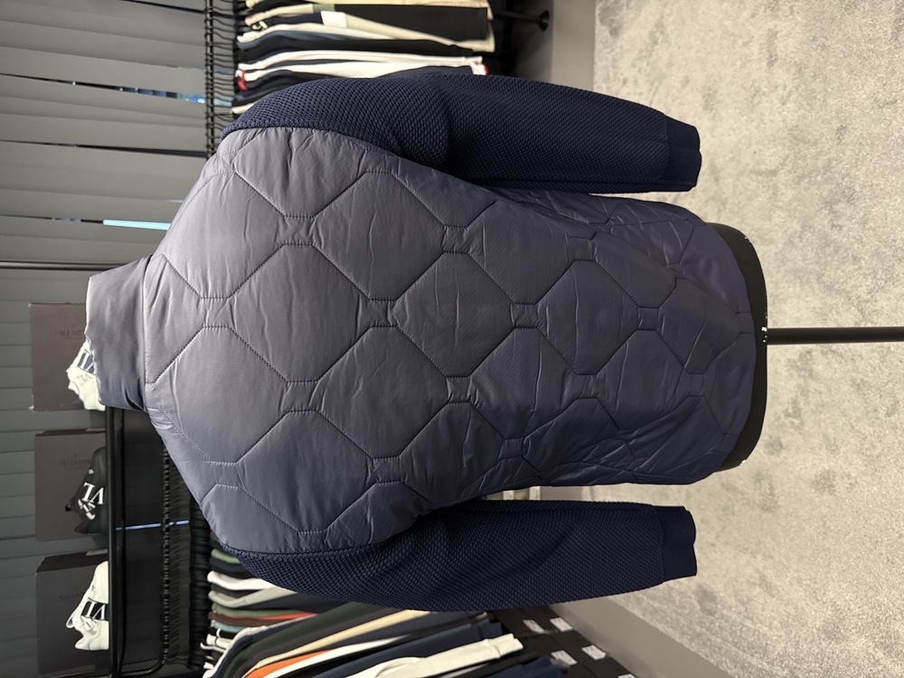 OUTLET ÜRÜNÜ İthal Moncler Çelik Örme Mont 4626 (Lacivert)