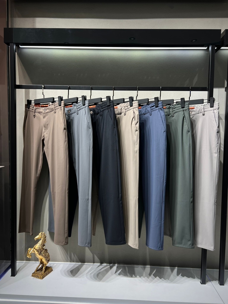 Lora Pıana Kışlık Kırışmayan Kumaş Jogger Pantolon (1156-İndigo)