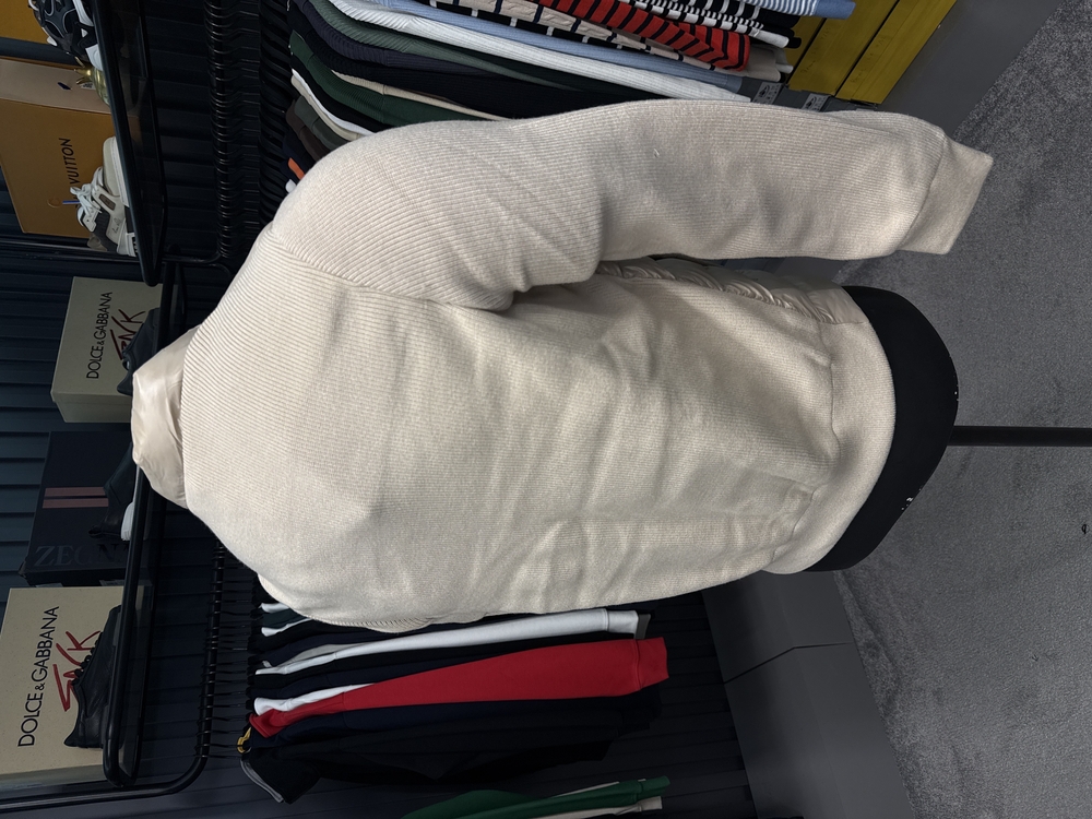 Outlet ürünü İthal Kaz Tüyü Moncler Mont (4760-Bej)