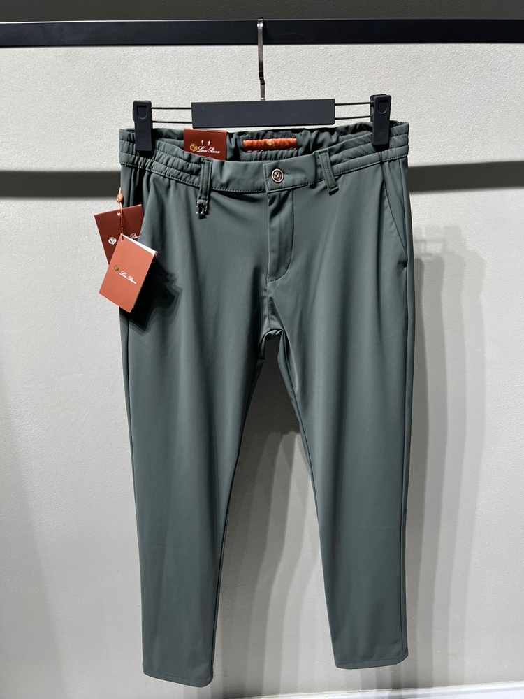 Lora Pıana Kışlık Kırışmayan Kumaş Jogger Pantolon (1151-Haki)