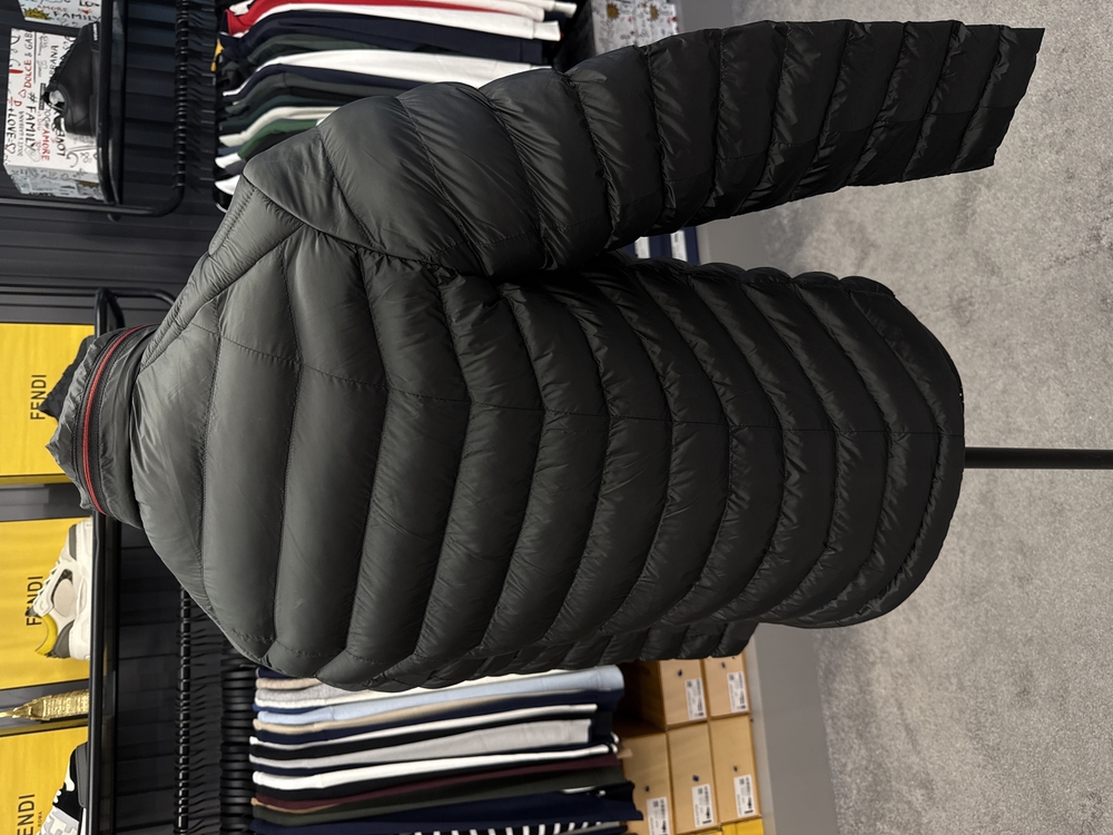 OUTLET ÜRÜNÜ Hugo Kaz Tüylü Şişme Mont (4555-Haki)