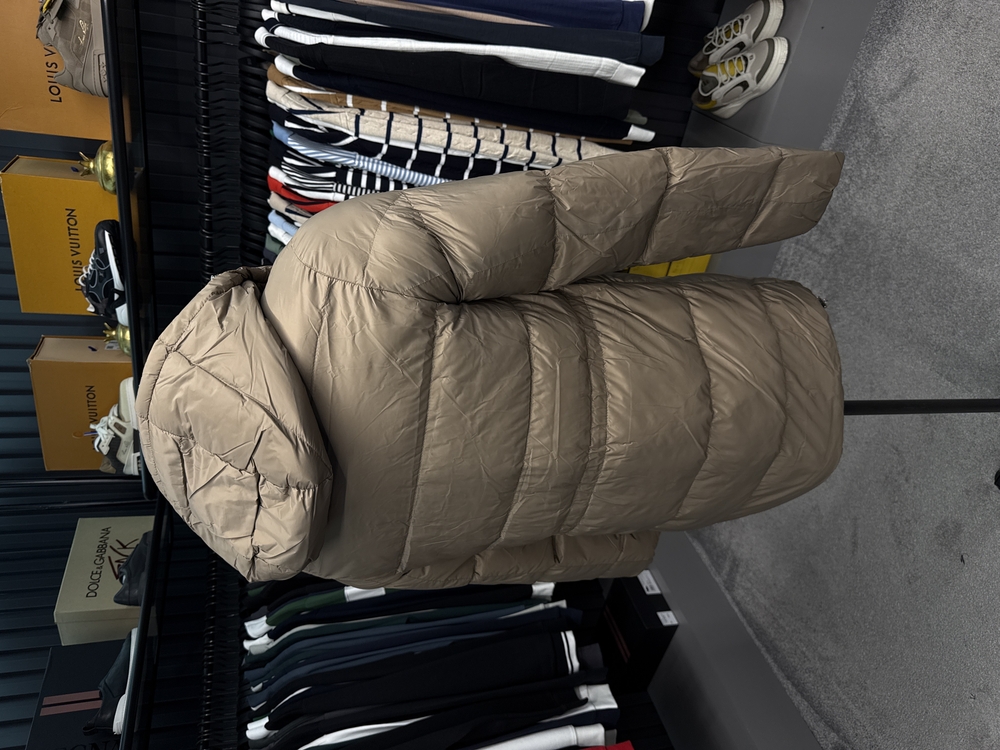Outlet ürününİthal Moncler Kaz Tüyü Şişme Mont (80285-Bej)