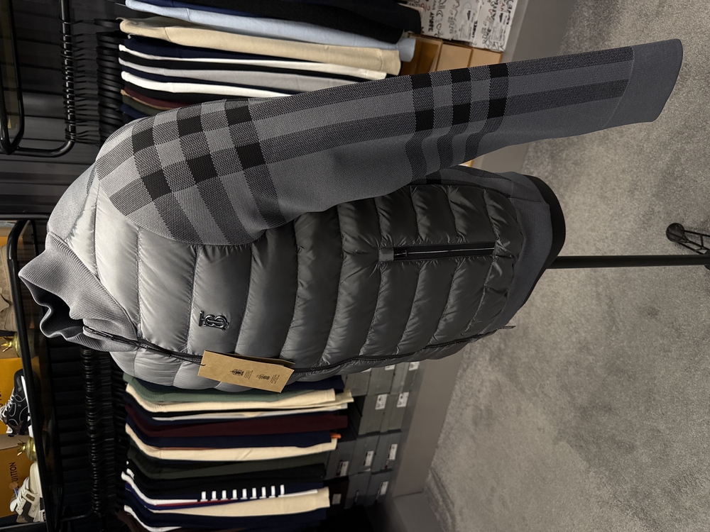 İthal Burberry Örme Mont 4745 (GREY)