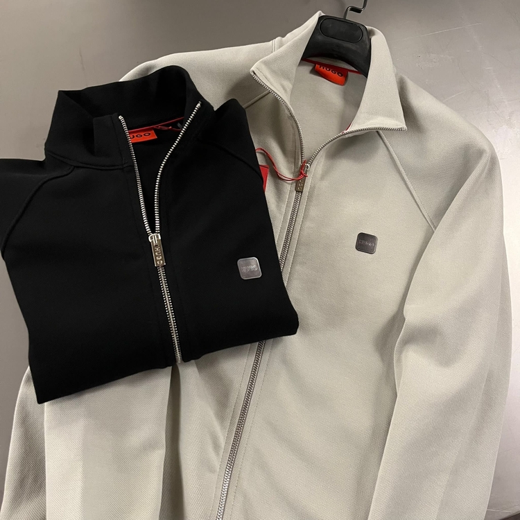 OUTLET ÜRÜNÜ Hugo Uzun Fermuarlı Sweat (2506-Taş)