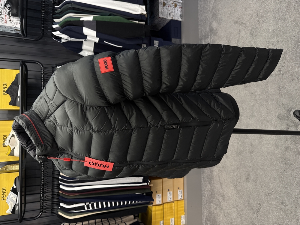 OUTLET ÜRÜNÜ Hugo Kaz Tüylü Şişme Mont (4555-Haki)