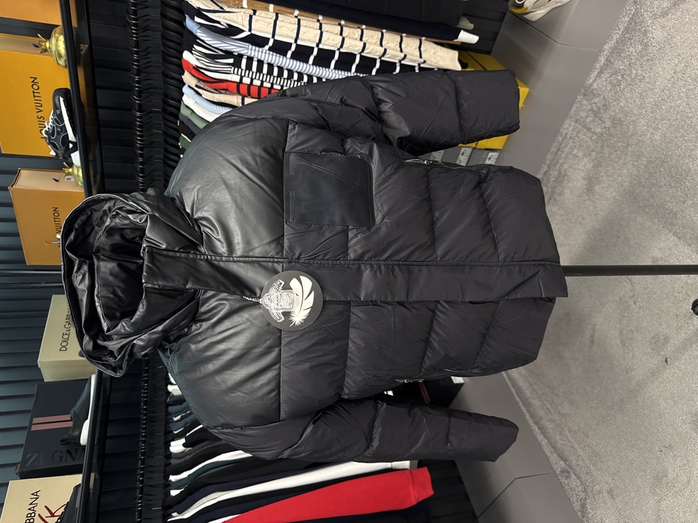 Outlet ürünü İthal Valentino Kaz Tüyü Şişme Mont (80462-Siyah)