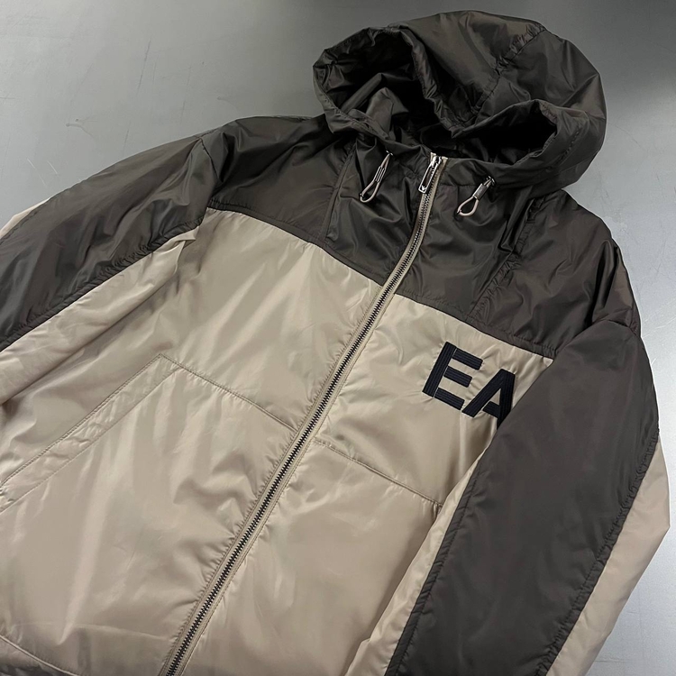 OUTLET Emporio Armanı Kapüşonlu Yağmurluk