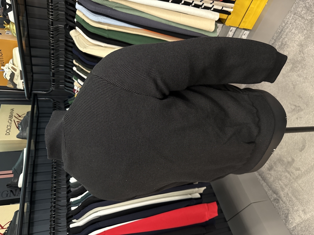 OUTLET ÜRÜNÜ İthal Moncler Kaz Tüyü Triko Mont (4767-Siyah)