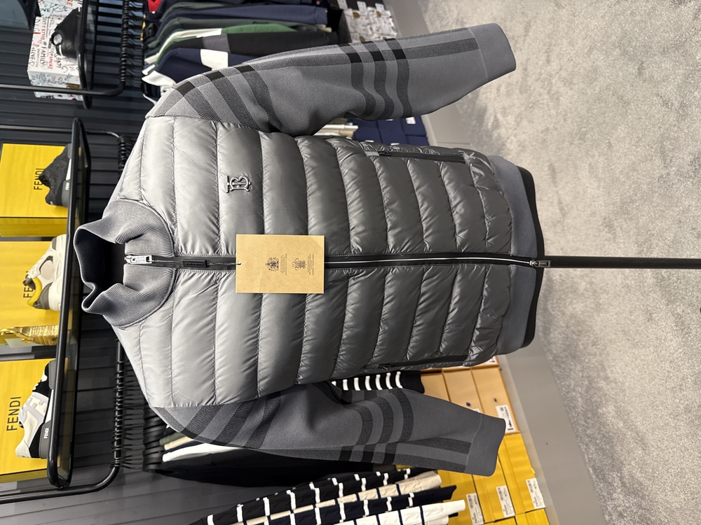 İthal Burberry Örme Mont 4745 (GREY)