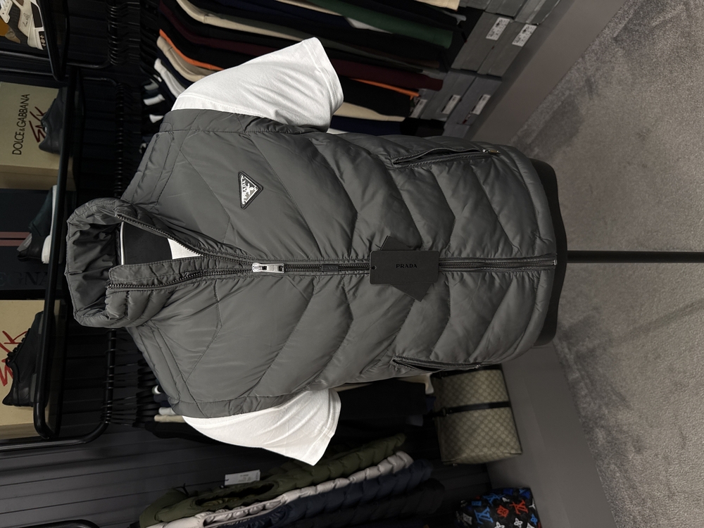 Prada Yelek (8031-Gri)