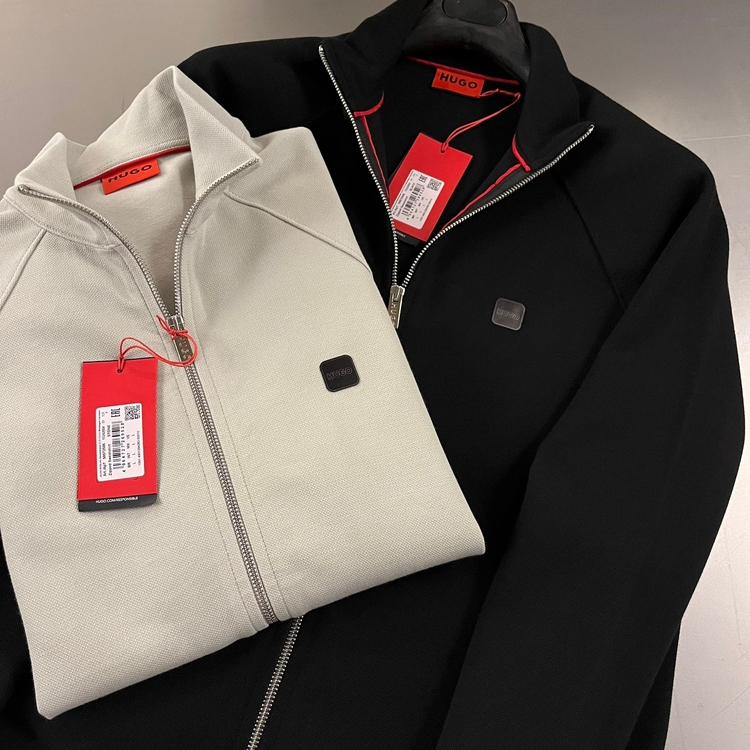 OUTLET ÜRÜNÜ Hugo Uzun Fermuarlı Sweat (2506-Taş)