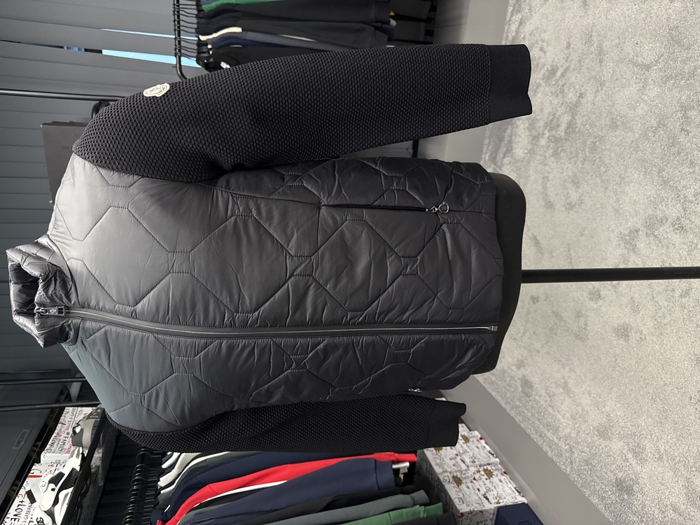 OUTLET ÜRÜNÜ İthal Moncler Çelik Örme Mont 4626 (Siyah)
