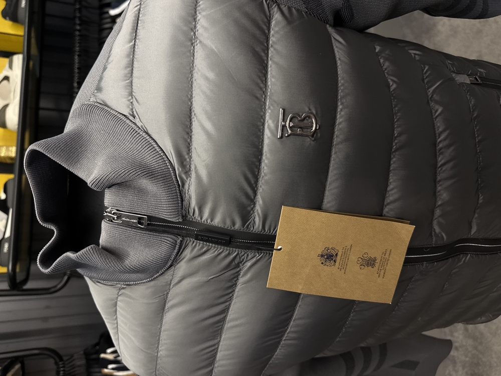 İthal Burberry Örme Mont 4745 (GREY)