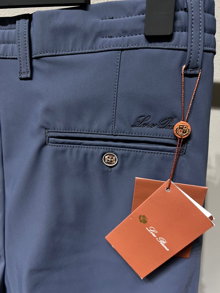 Lora Pıana Kışlık Kırışmayan Kumaş Jogger Pantolon (1156-İndigo)