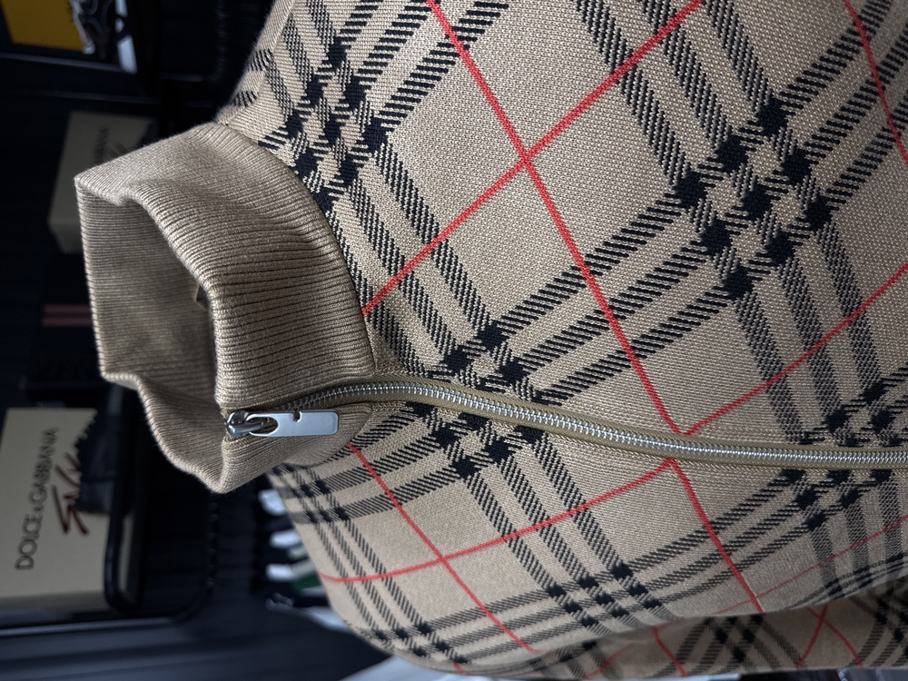 OUTLET ÜRÜNÜ İthal Burberry Çelik Örme Triko (5054-Taba)