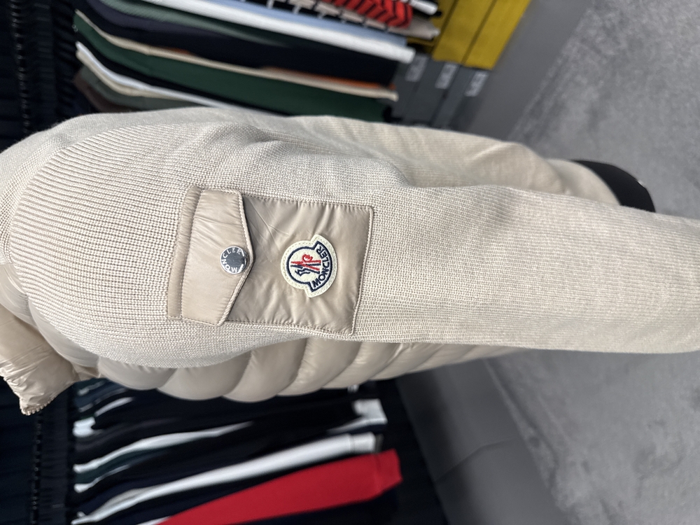 Outlet ürünü İthal Kaz Tüyü Moncler Mont (4760-Bej)