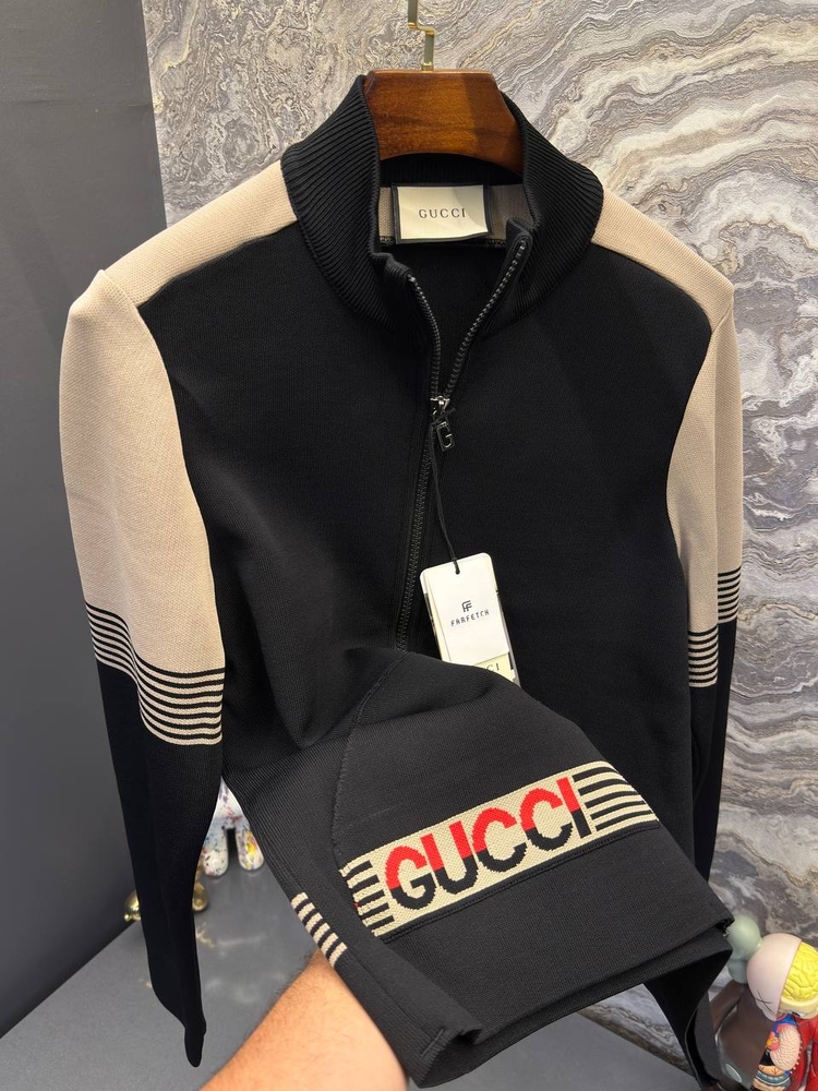 OUTLET ÜRÜNÜ İthal Gucci Uzun Fermuarlı Örme 4243 
