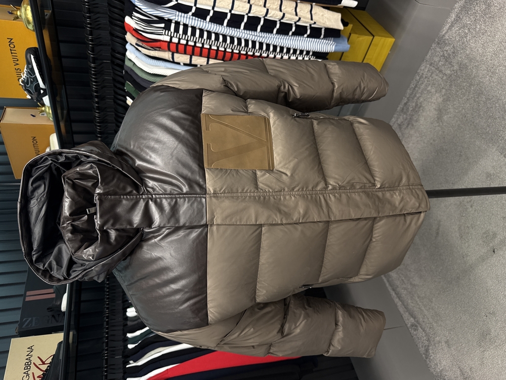 Outlet ürünü İthal Valentino Kaz Tüyü Şişme Mont (80462-Kahve)