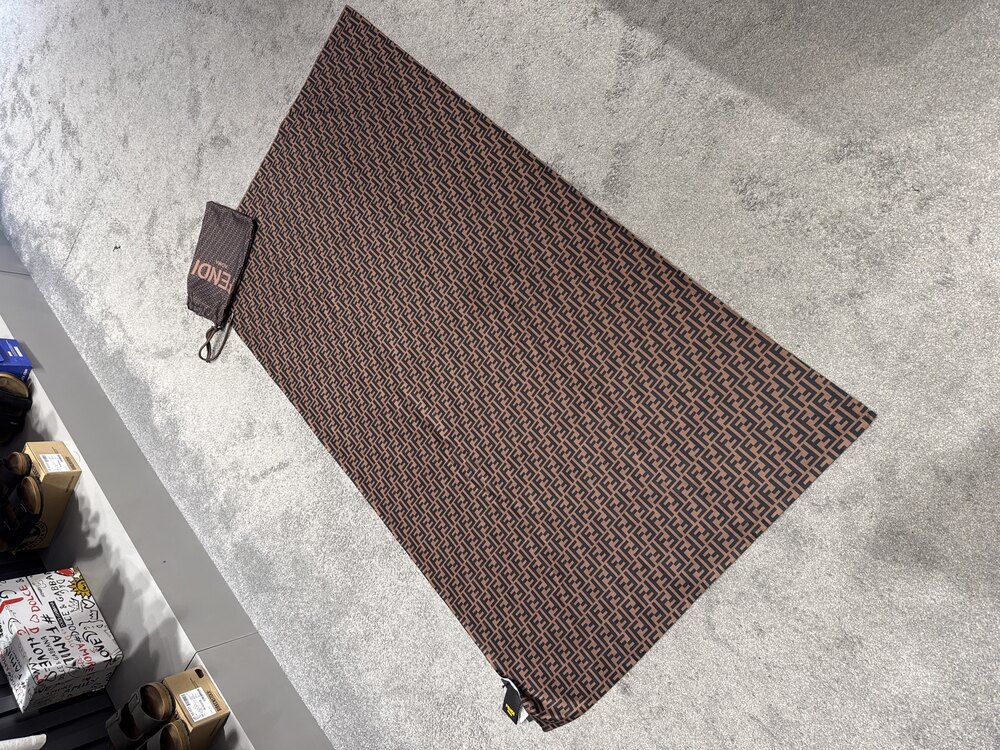 Fendi Dijital  Baskılı Plaj Havlusu
