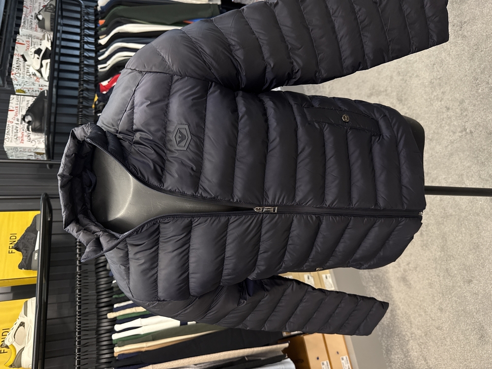 Emporio Armanı Kaz Tüylü Şişme Mont (4466-Lacivert)