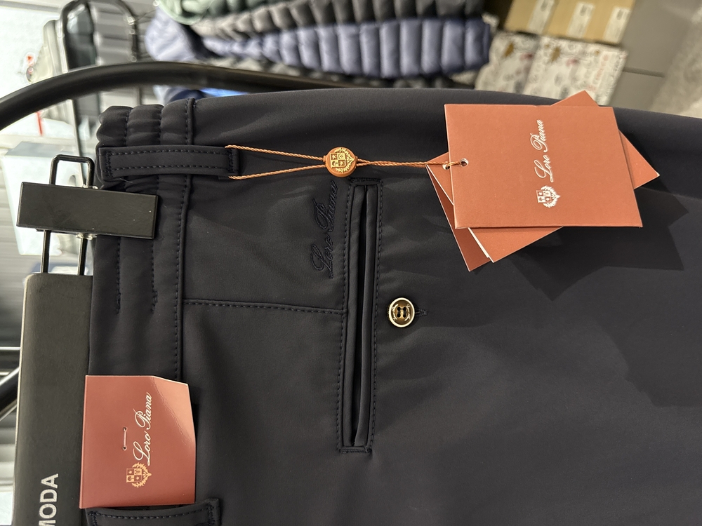 (1247-Koyu Lacivert) Lora Pıana Kışlık Kırışmayan Kumaş Jogger Pantolon i