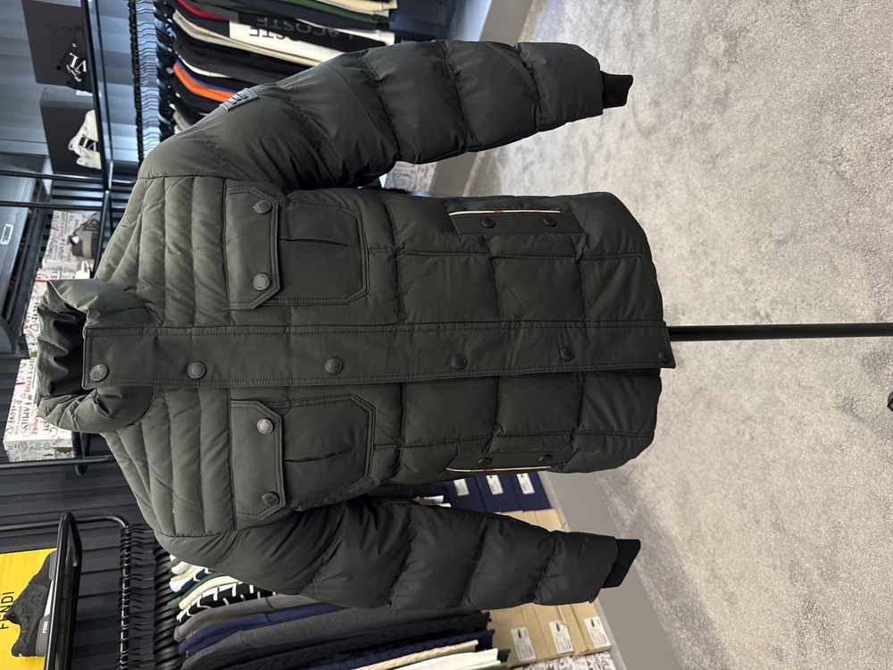 Outlet ürünü İthal Burberry Kaz Tüyü Şişme Mont (4373-Haki)