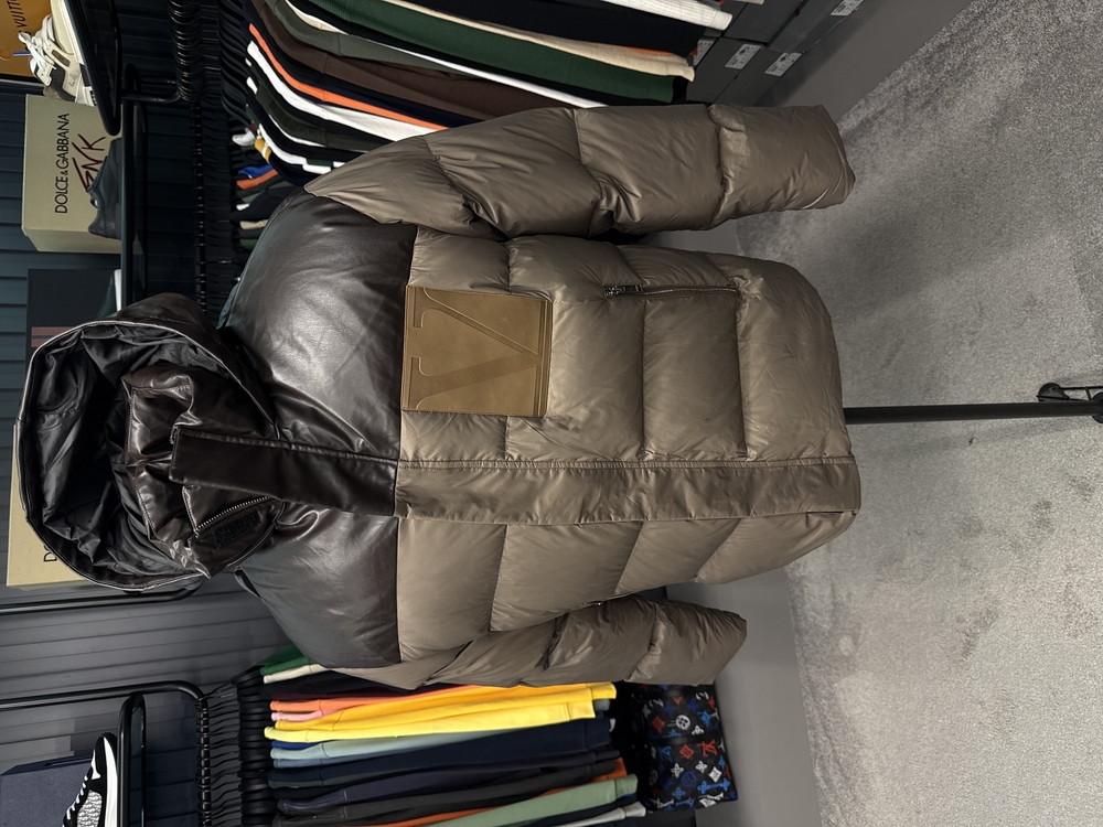 Outlet ürünü İthal Valentino Kaz Tüyü Şişme Mont (80462-Kahve)