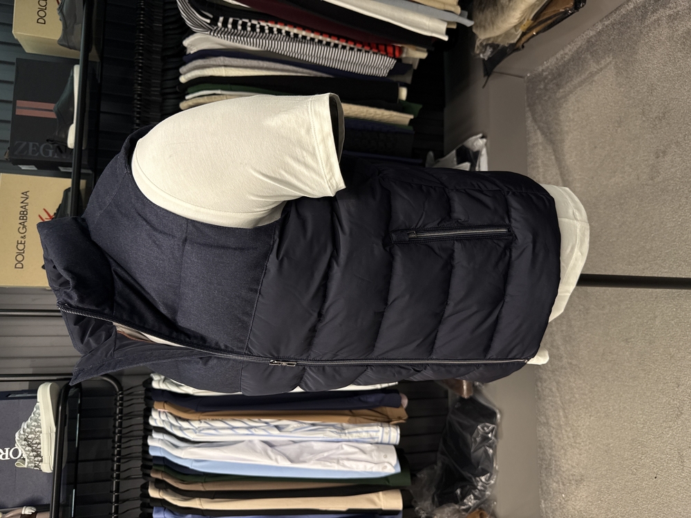 İthal Loro Piana Yelek 6019 (Lacivert)