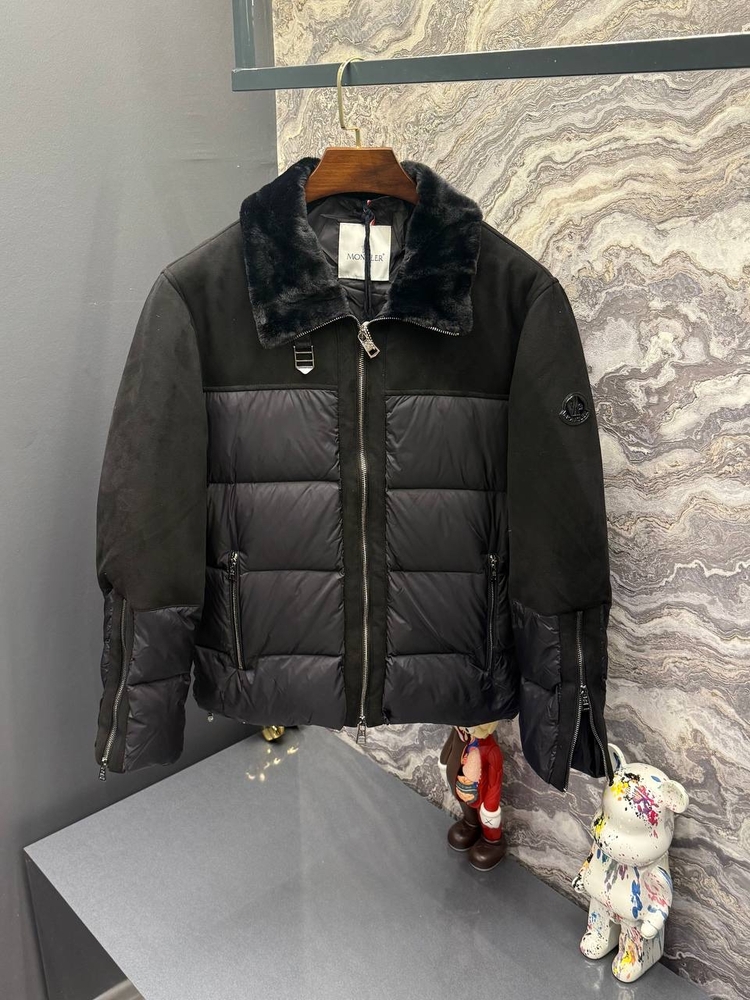 OUTLET ÜRÜNÜ İthal Moncler Kaz Tüyü Mont (80294-Siyah)