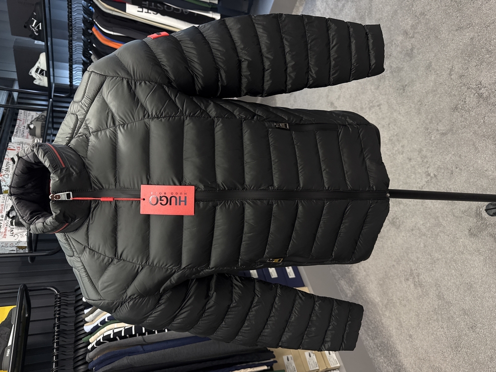 OUTLET ÜRÜNÜ Hugo Kaz Tüylü Şişme Mont (4555-Haki)