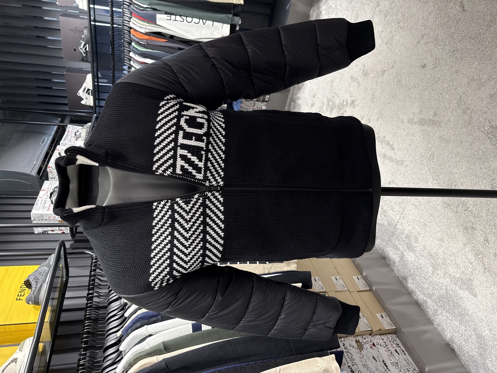 Outlet ürünü İthal Zegna Mevsimlik Şişme Mont (1056-Siyah)