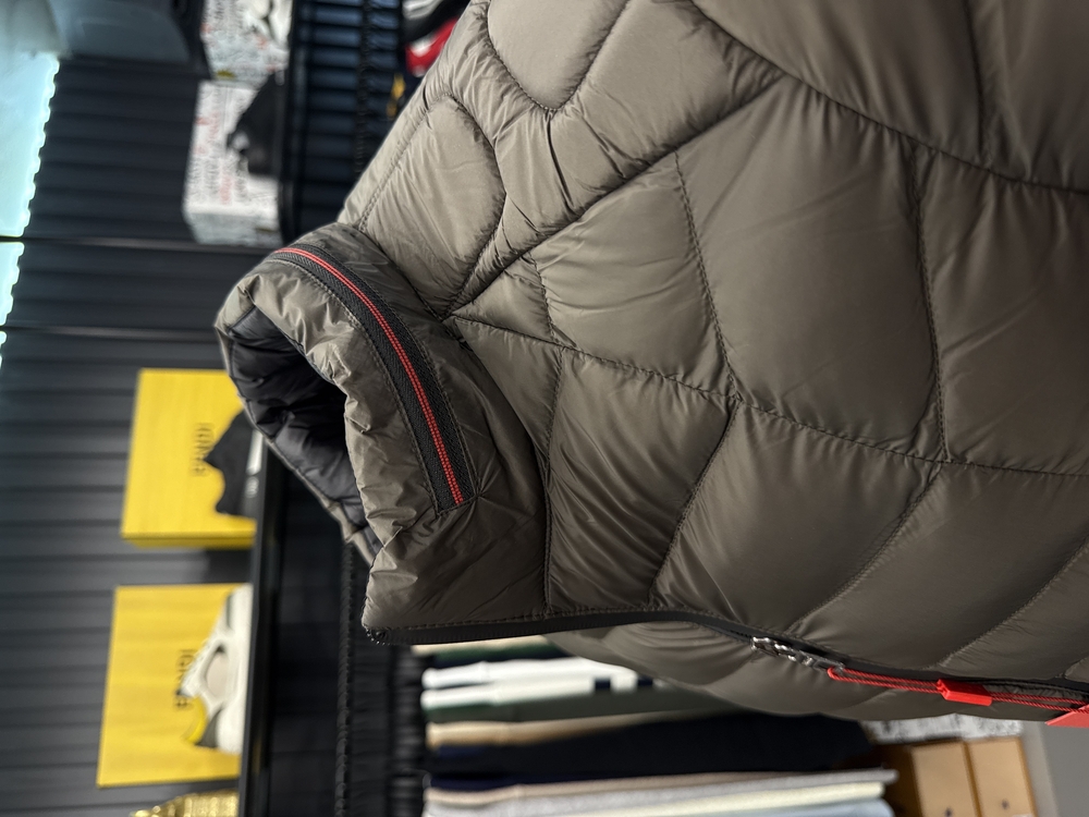 OUTLET ÜRÜNÜ Hugo Kaz Tüylü Şişme Mont (4555-petrol yeşili)
