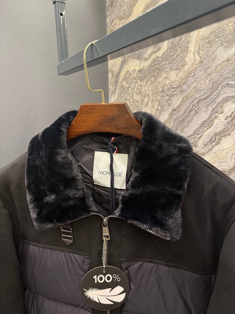 OUTLET ÜRÜNÜ İthal Moncler Kaz Tüyü Mont (80294-Siyah)