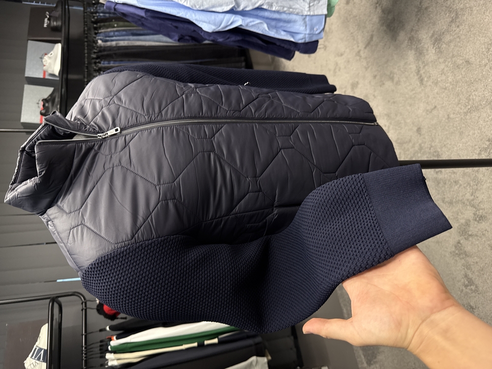 OUTLET ÜRÜNÜ İthal Moncler Çelik Örme Mont 4626 (Lacivert)