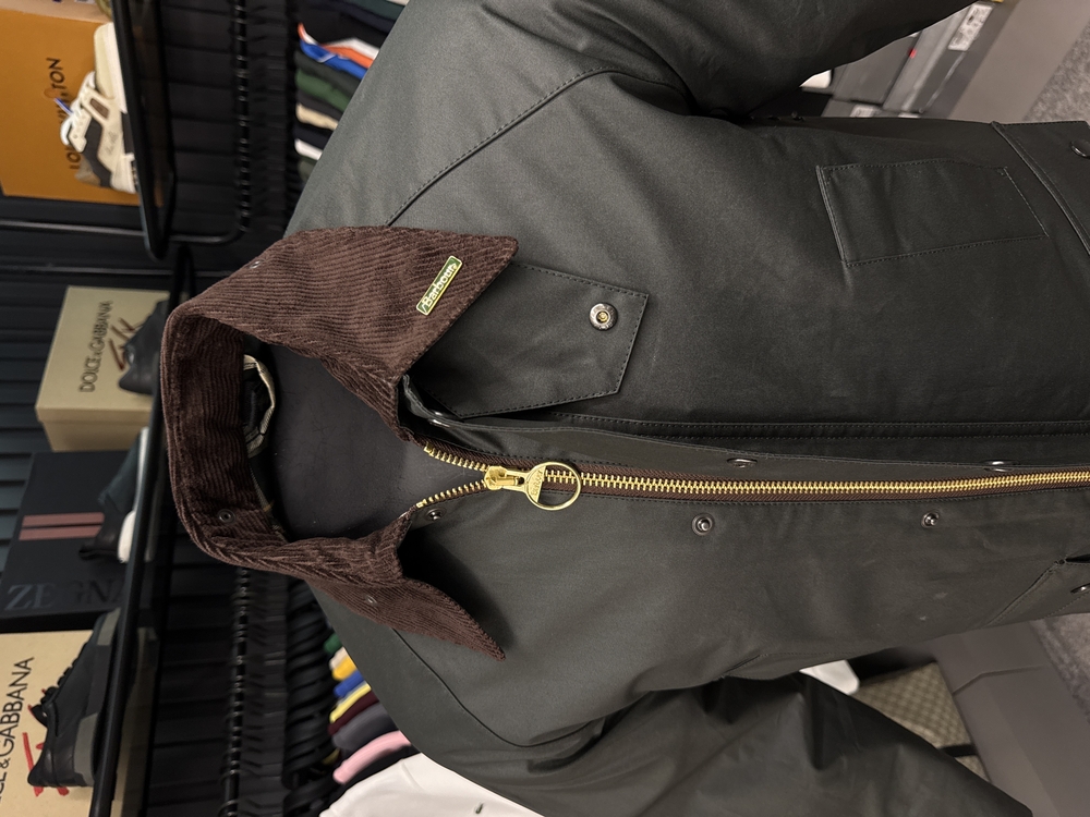 İthal Barbour Yağlı Ceket (Haki)5050