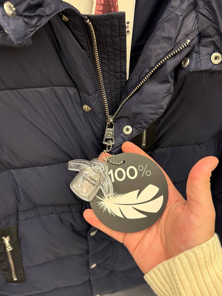 Outlet ürünü İthal Moncler Kaz Tüyü  Şişme Mont (80285-Lacivert)