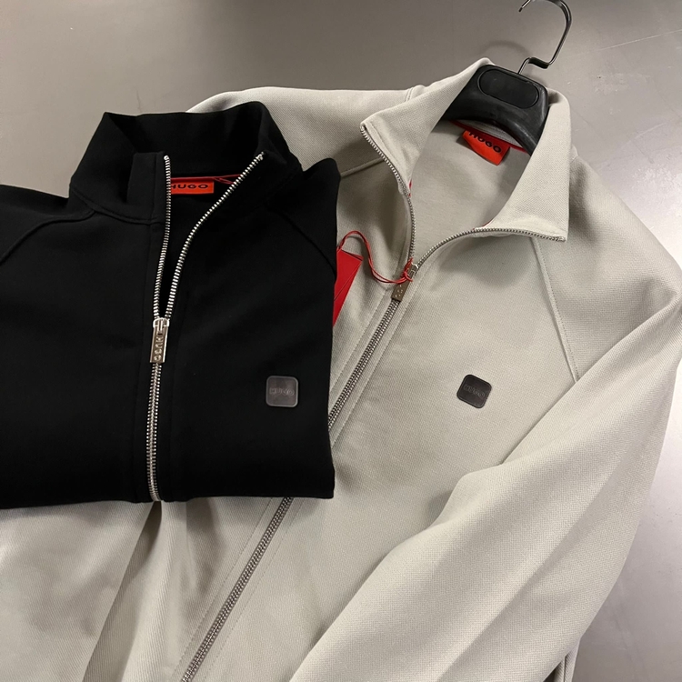 OUTLET ÜRÜNÜ Hugo Uzun Fermuarlı Sweat (2506-Taş)