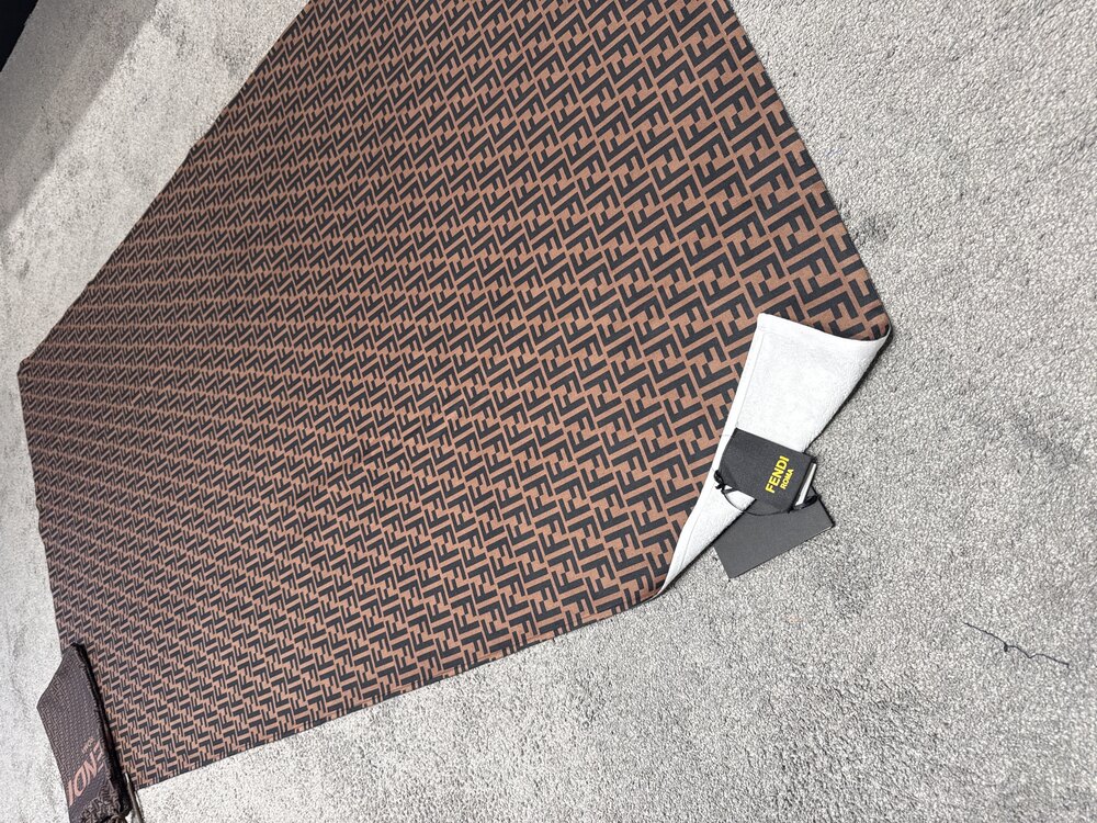 Fendi Dijital  Baskılı Plaj Havlusu